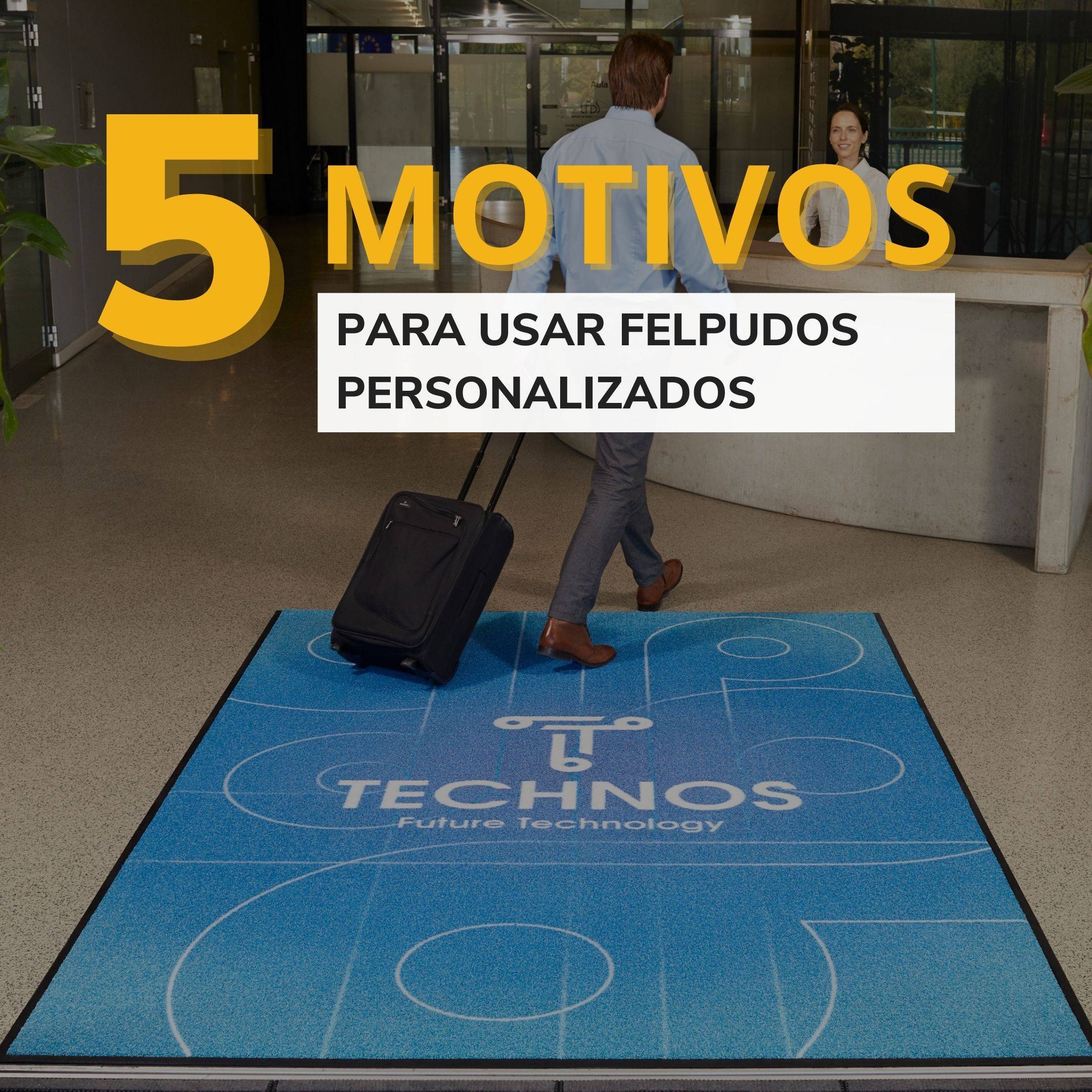 Motivos para usar felpudos personalizados