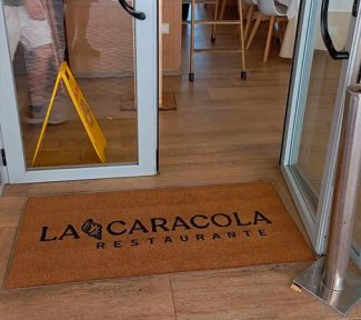 Felpudos encastrados restaurante